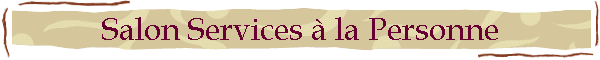 Salon Services  la Personne