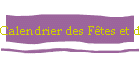 Calendrier des Ftes et des Manifestations