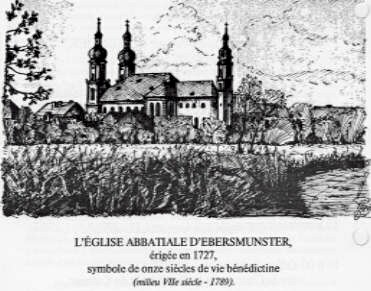gravure de l'abbaye
